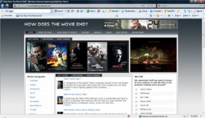 Portfolio Movie Site screenshot